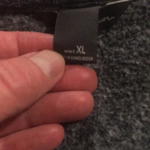 Eddie Bauer grey fleece XL - Picture 3 of 8